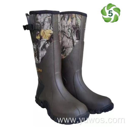 camoflage Rubber man hunting boots